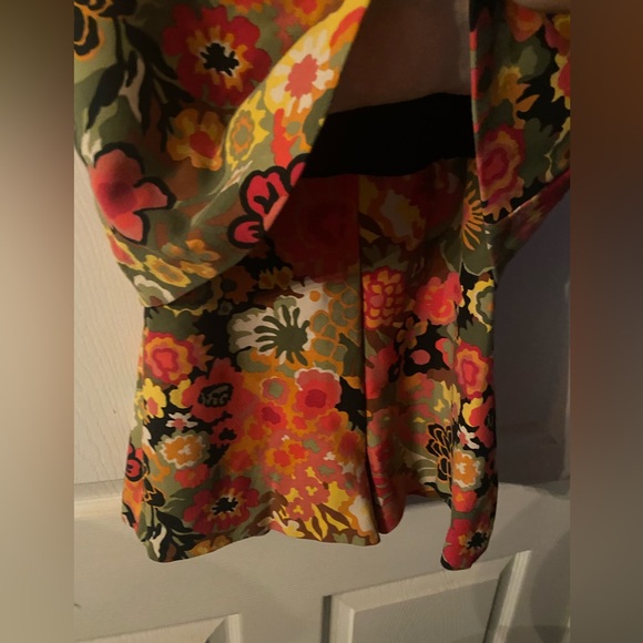 Zara 70’s Trafaluc Collection Floral Romper Size XS - Picture 2 of 6